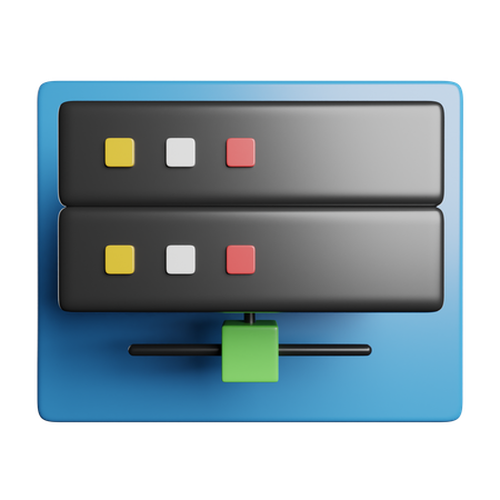 Server  3D Icon