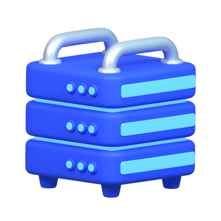 Server  3D Icon