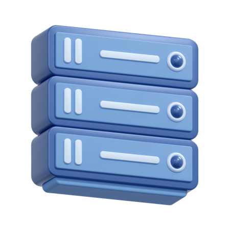 Server  3D Icon