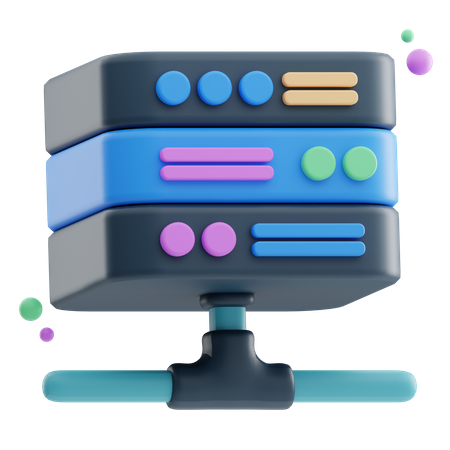 Server  3D Icon