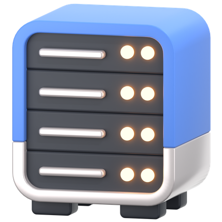 Server  3D Icon