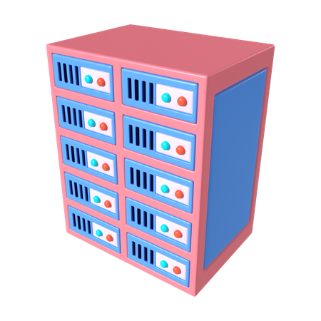 Server  3D Icon