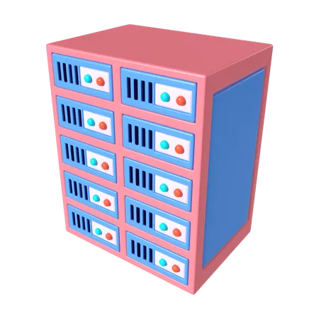 Server  3D Icon