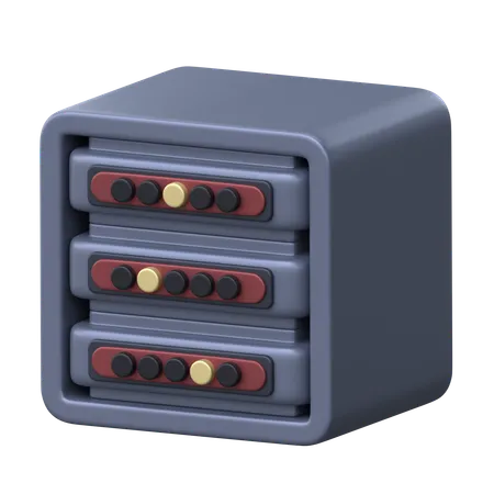 Server  3D Icon