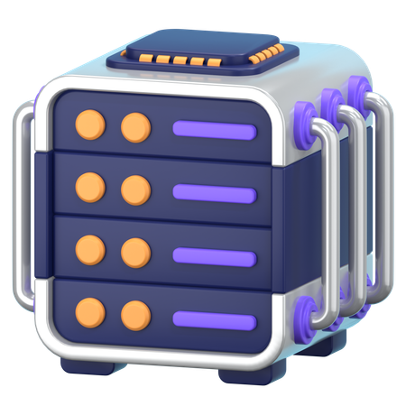 Server  3D Icon