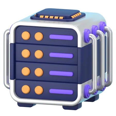 Server  3D Icon