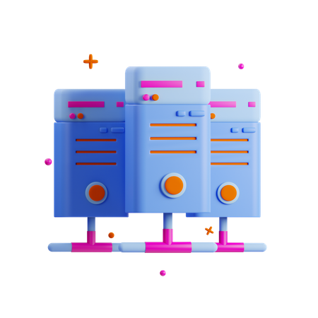 Server  3D Icon