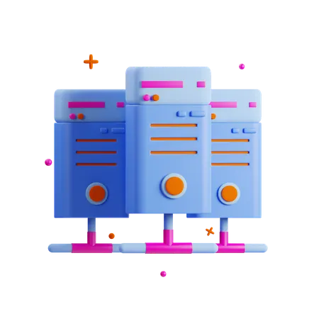 Server  3D Icon