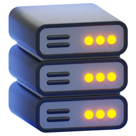 Server  3D Icon
