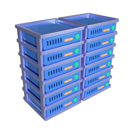 Server  3D Icon