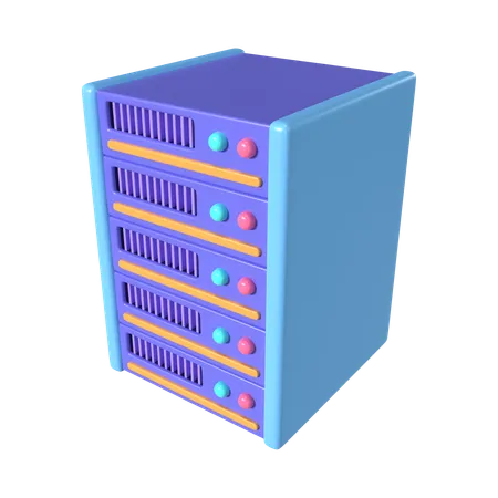 Server  3D Icon