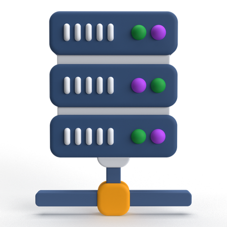 Server  3D Icon