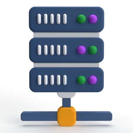 Server  3D Icon