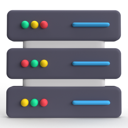 Server  3D Icon