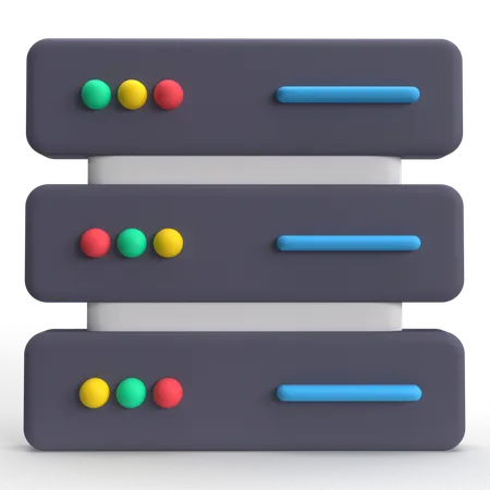 Server  3D Icon