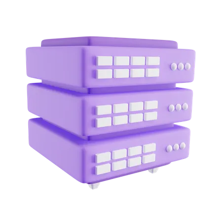 Server  3D Icon