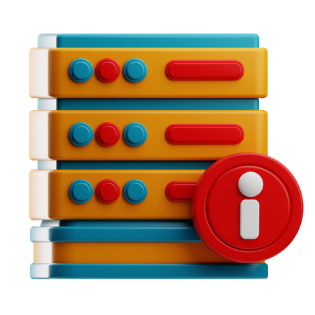 Server  3D Icon