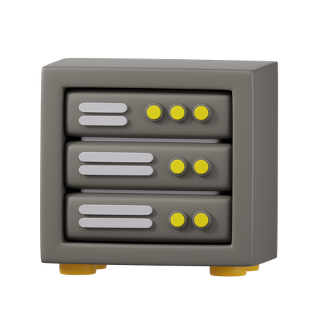 Server  3D Icon