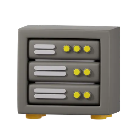 Server  3D Icon