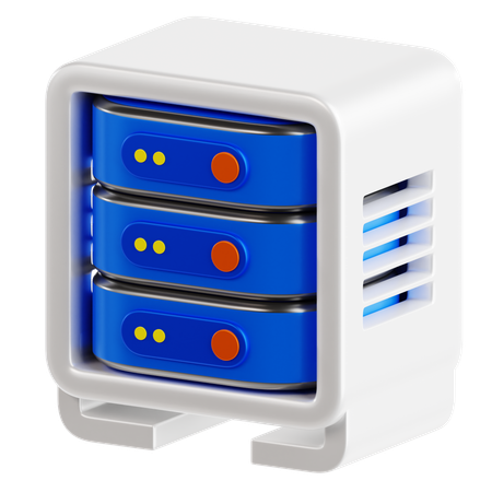 Server  3D Icon