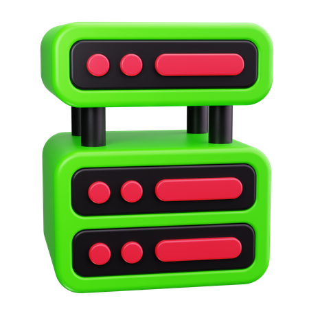 Server  3D Icon