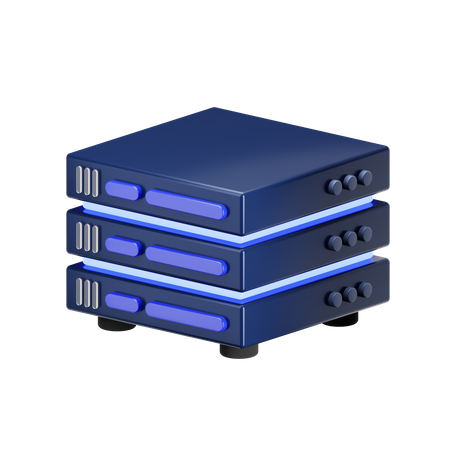 Server  3D Icon