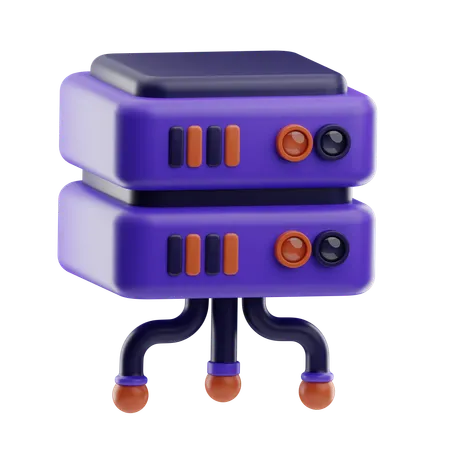 Server  3D Icon