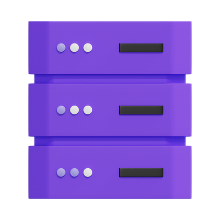 Server  3D Icon