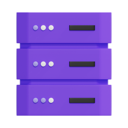 Server  3D Icon