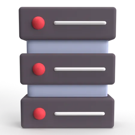 Server  3D Icon