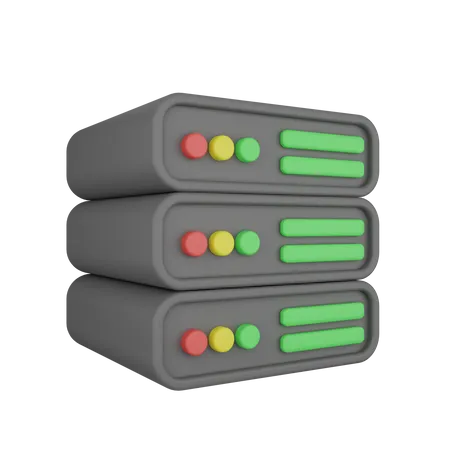 Server  3D Icon