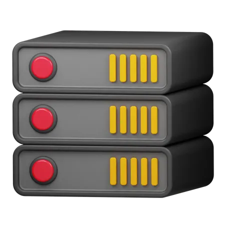 Server  3D Icon