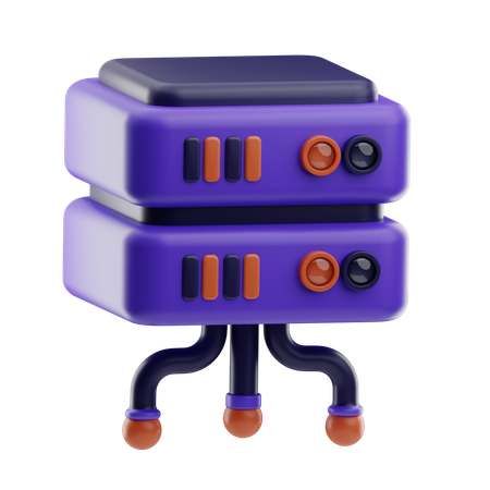 Server  3D Icon