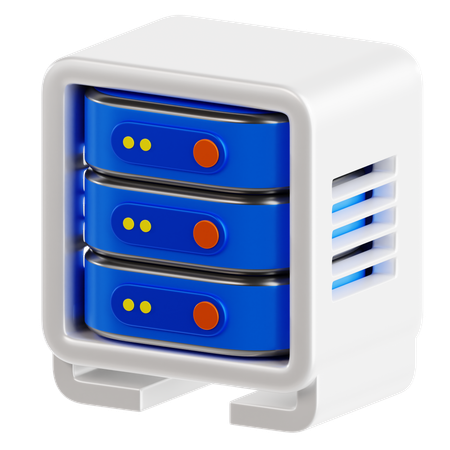 Server  3D Icon