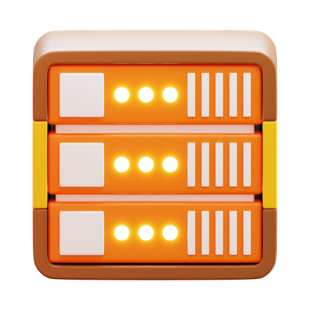 Server  3D Icon