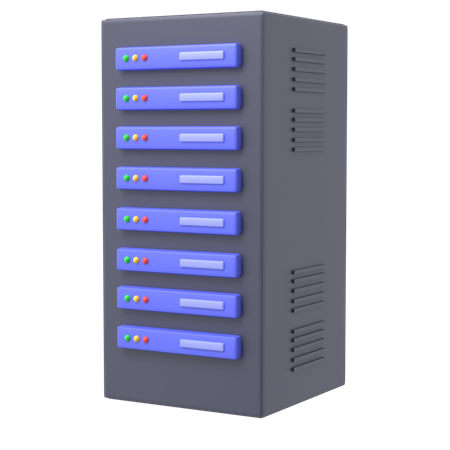Server  3D Icon