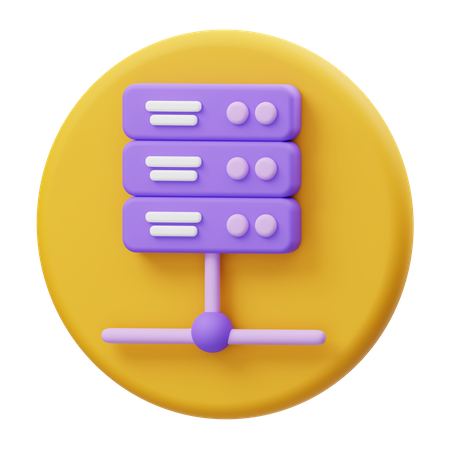 Server  3D Icon