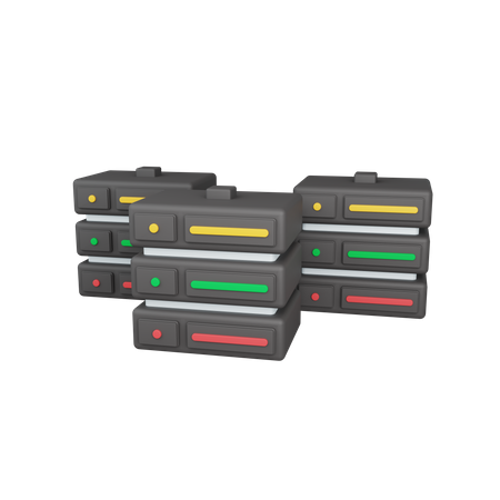 Server  3D Icon