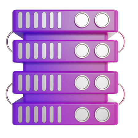 Server  3D Icon