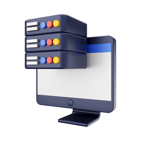 Server  3D Icon
