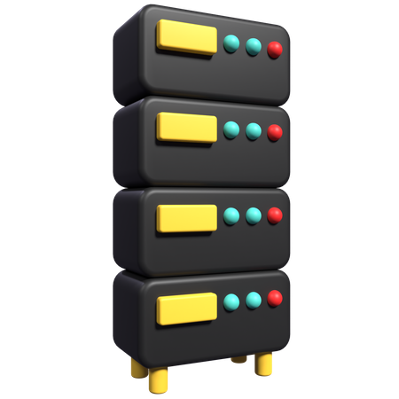 Server  3D Icon