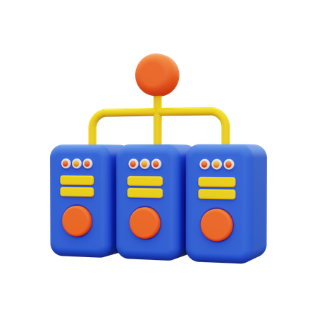 Server  3D Icon