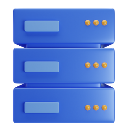 Server  3D Icon