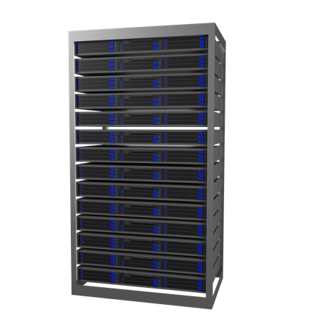 Server  3D Icon