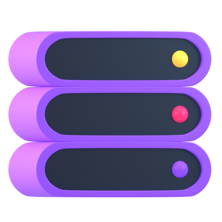Server  3D Icon
