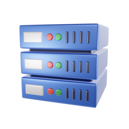 Server  3D Icon