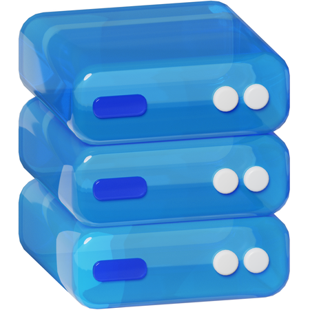 Server  3D Icon