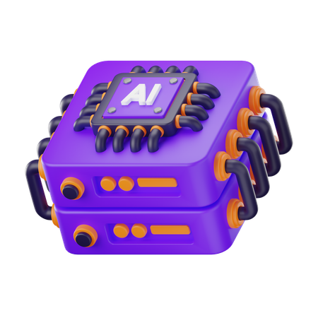Server  3D Icon