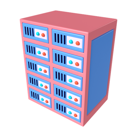 Server  3D Icon