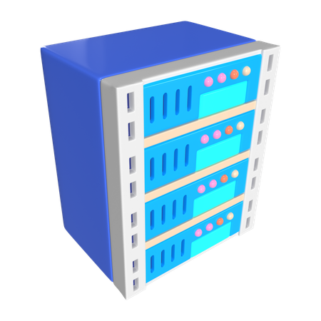 Server  3D Icon